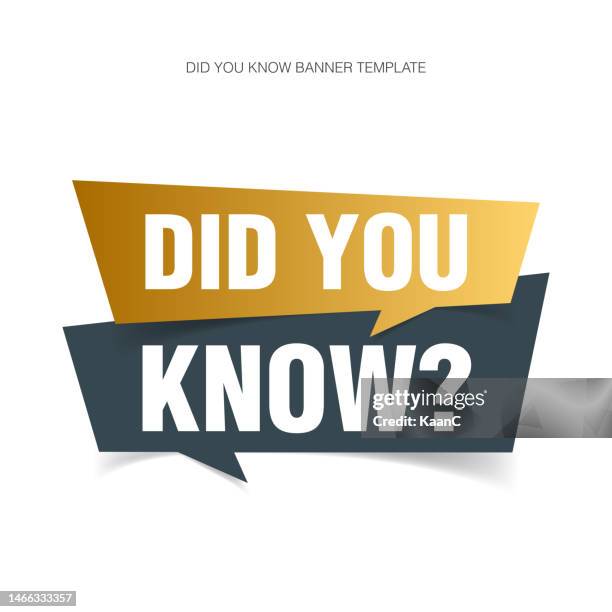 did you know with question mark, banner vector design stock illustration - did you know stock illustrations