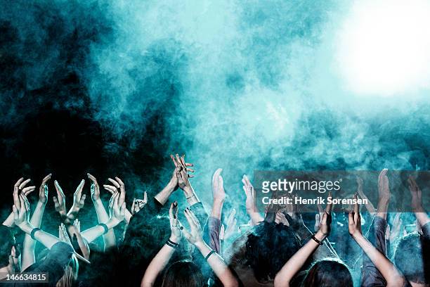 rock concert - dry ice stock pictures, royalty-free photos & images
