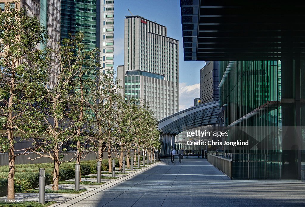 Office towers in Shiodome