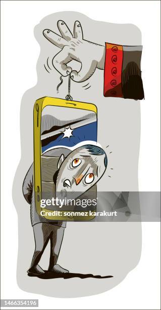 internet- und social-media-zensur - guillotine stock-grafiken, -clipart, -cartoons und -symbole