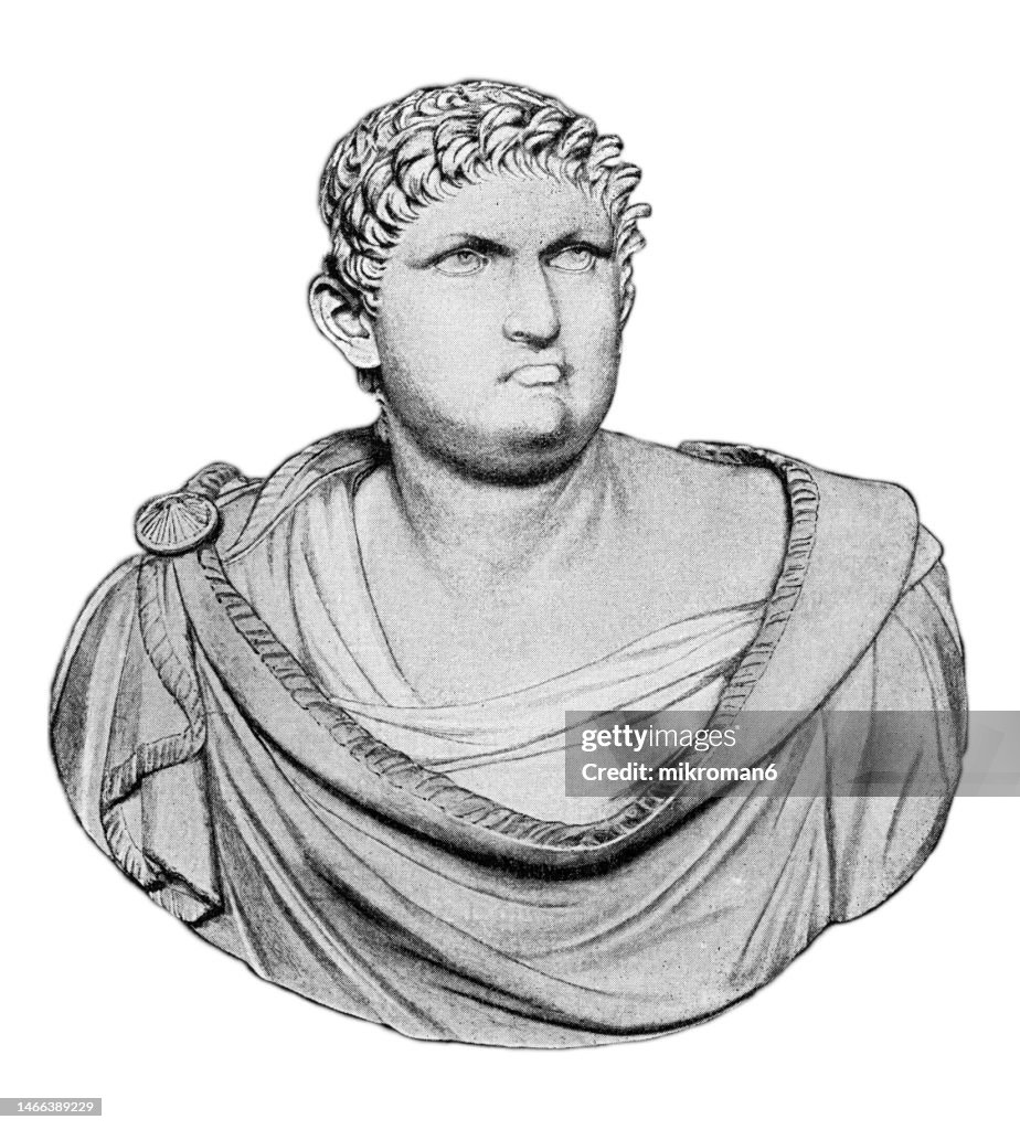 Nuro Rome Portrait Of Nero Fifth Roman Emperor And Final Emperor Of The ...