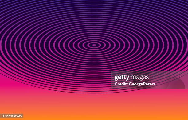 concentric circles abstract background - epicenter stock illustrations