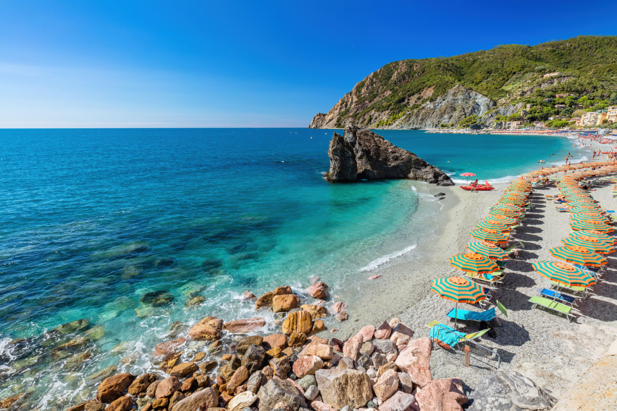 sandy beach liguria