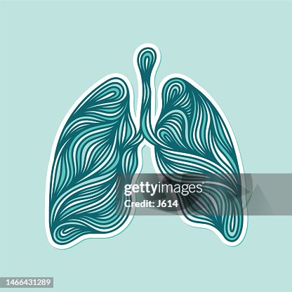Abstract human lungs Abstract human lungs