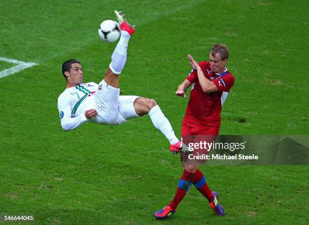 Ronaldo missed a bicycle kick on his debut