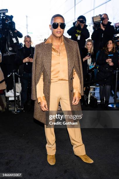 Don Lemon attends the Michael Kors fashion show during New York Fashion Week: The Shows in the Meatpacking District on February 15, 2023 in New York...