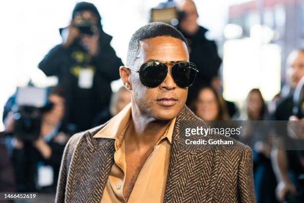 Don Lemon attends the Michael Kors fashion show during New York Fashion Week: The Shows in the Meatpacking District on February 15, 2023 in New York...