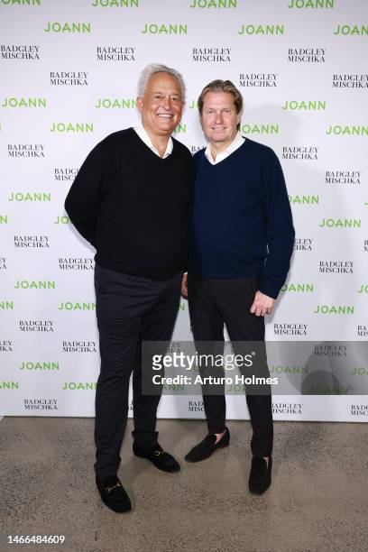 Mark Badgley and James Mischka attend the Badgley Mischka show during New York Fashion Week: The Shows at Gallery at Spring Studios on February 15,...