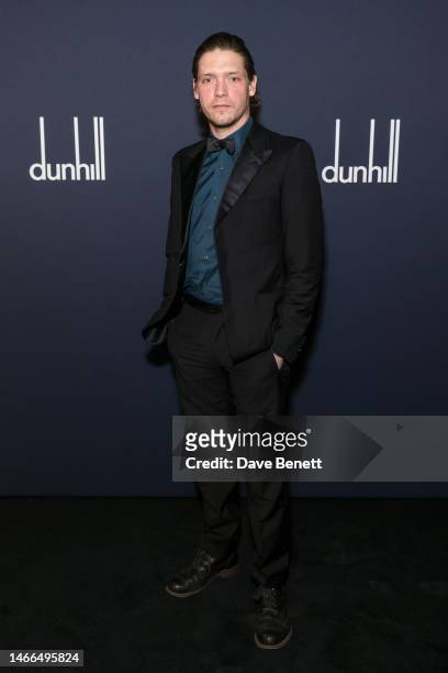 Billy Howle attends the dunhill & BSBP pre-BAFTA filmmakers dinner & party at Bourdon House on February 15, 2023 in London, England.