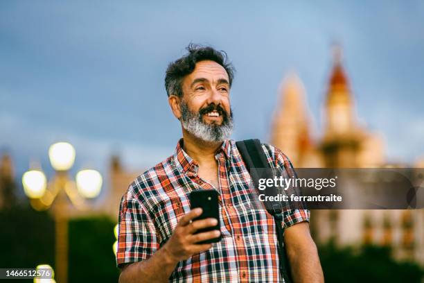 mature student in university campus portrait - buenos aires sunset stock pictures, royalty-free photos & images