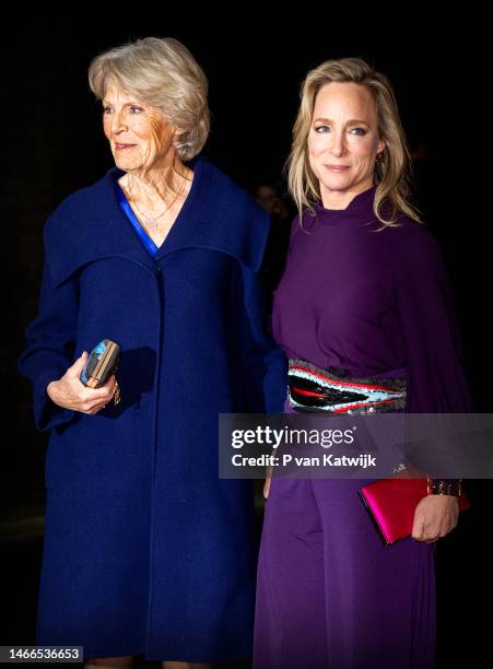 Princess Irene of The Netherlands and her daughter Princess Margarita de Bourbon de Parme attend the performance Carmen Maquia by dance group...