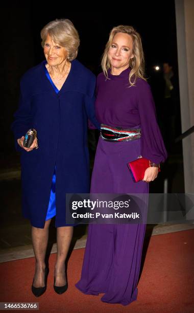 Princess Irene of The Netherlands and her daughter Princess Margarita de Bourbon de Parme attend the performance Carmen Maquia by dance group...