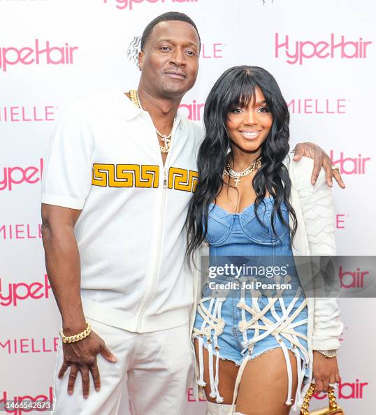 Phopo Rasheda Rasheeda and Kirk Frost attend Hype Hair magazine cover release at ...