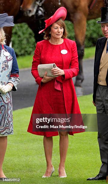 Carole Middleton attends Ladies Day during Royal Ascot at Ascot Racecourse on June 21, 2012 in Ascot, England.