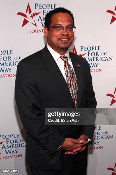 Congressman Keith Ellison attends the People For The American Way Foundation's celebratoin of Norman Lear's 90th Birthday and the Young Elected...
