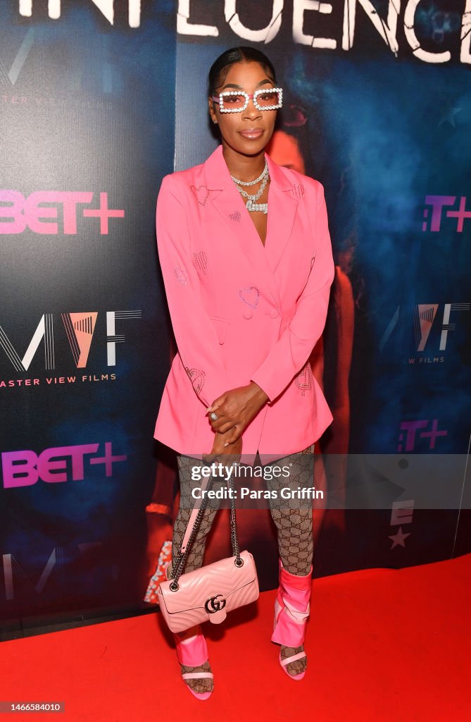Recording artist Amy Luciani attends the Atlanta premiere of "Under