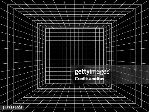 Grid cube dark Grid cube dark