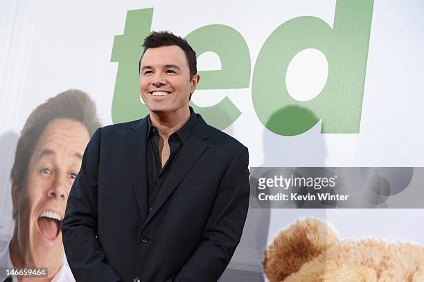 Writer/director Seth MacFarlane arrives at the Premiere of Universal Pictures' "Ted" sponsored in part by AXE Hair at Grauman's Chinese Theatre on...