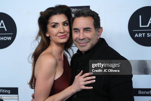 Dr. Paul Nassif and Brittany Nassif attend the LA Art Show opening night premiere party hosted by Ashley Tisdale benefiting St. Jude Children's...