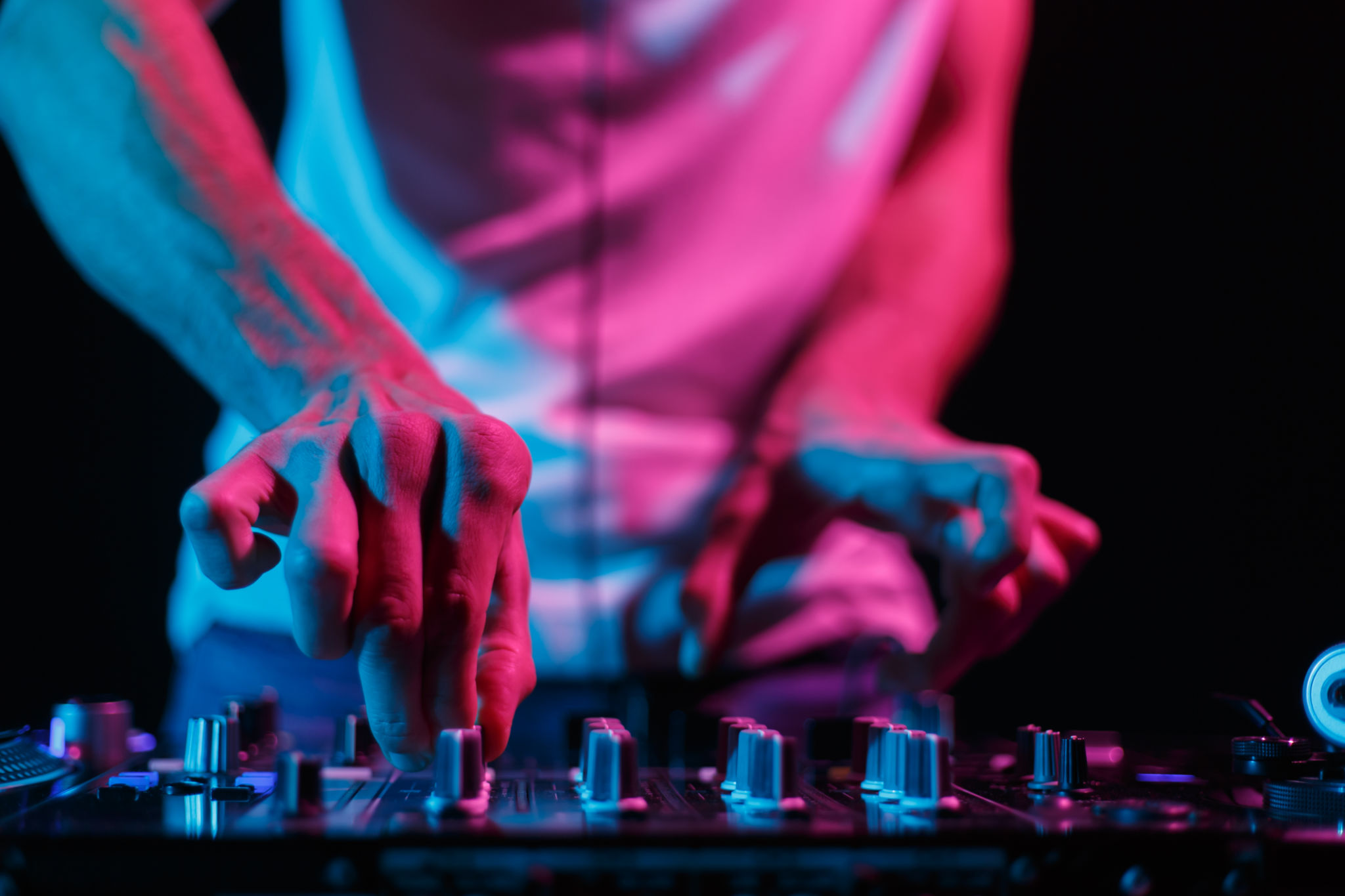 local dj performing