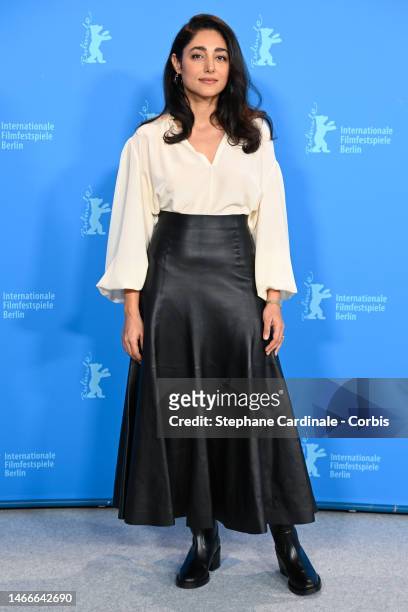 Golshifteh Farahani attends the International Jury photocall during the 73rd Berlinale International Film Festival Berlin at Grand Hyatt Hotel on...