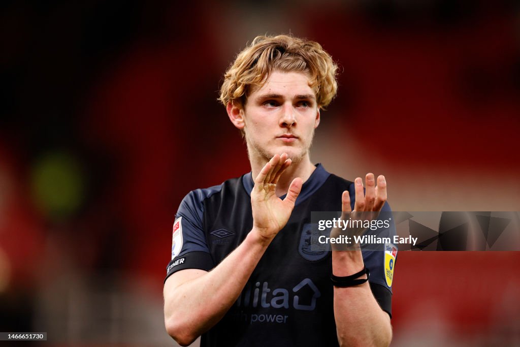 Jack Rudoni Style Jack Rudoni of Huddersfield Town during the Sky Bet Championship ...