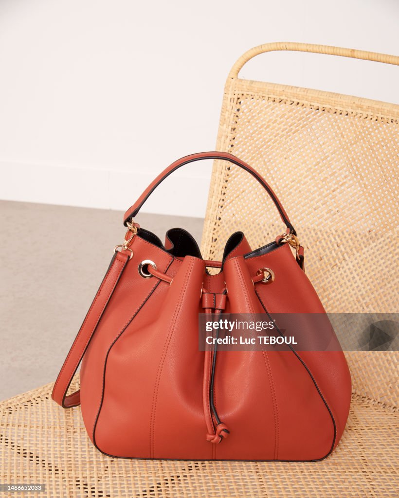 Leather handbag
