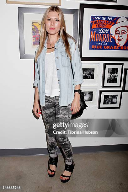 Daniella attends the Jingle Punks west coast launch on June 21, 2012 in Santa Monica, California.