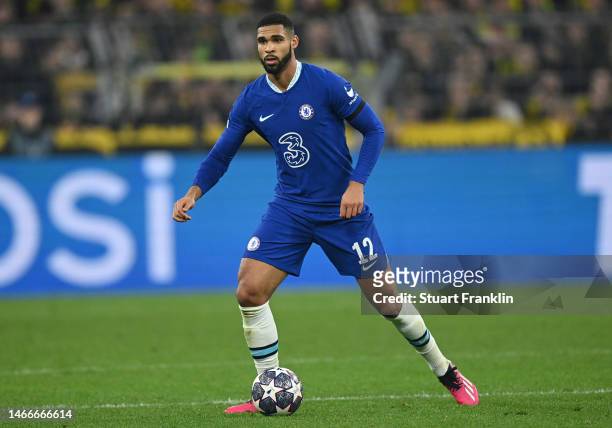Ruben Loftus-Cheek of Chelsea in action during the UEFA Champions League round of 16 leg one match between Borussia Dortmund and Chelsea FC at Signal...