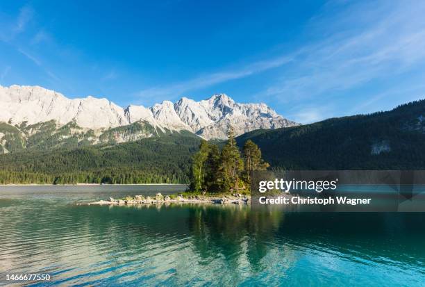 bayern, eibsee - ammersee stockfoto's en -beelden