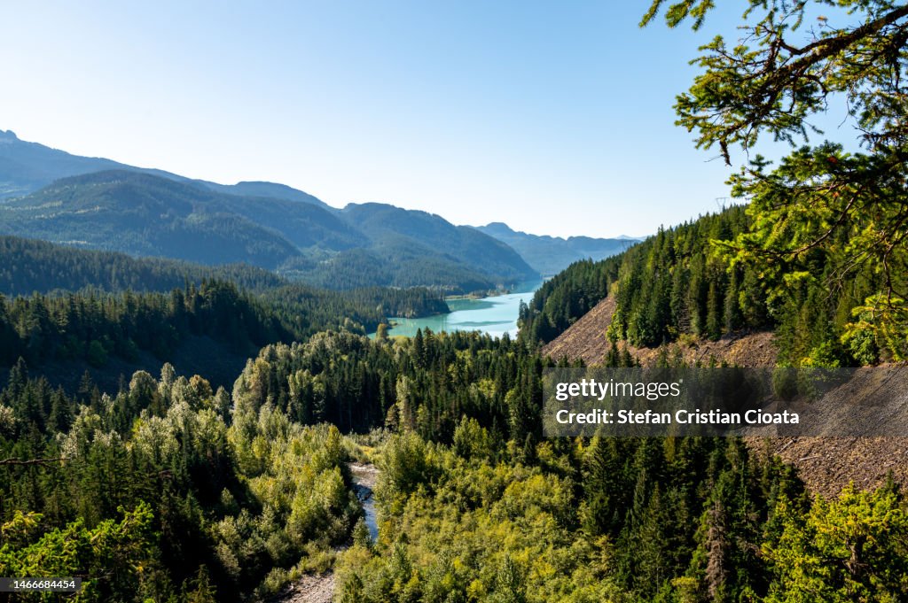 Daisy Reservoir Lake view Canada