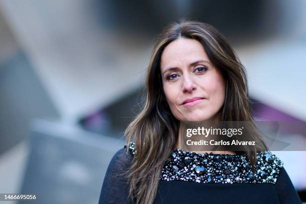 Actress Itziar Ituño poses for a portrait session at the Renoir Princesa cinema on February 16, 2023 in Madrid, Spain.