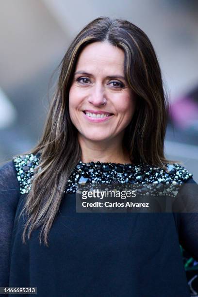 Actress Itziar Ituño poses for a portrait session at the Renoir Princesa cinema on February 16, 2023 in Madrid, Spain.