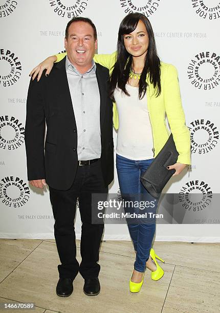 David Janollari and Ashley Rickards arrive at season 2 premiere screening of MTV's comedy series "Awkward" held at The Paley Center for Media on June...