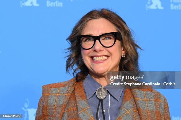 Director Rebecca Miller poses the "She Came to Me" photocall during the 73rd Berlinale International Film Festival Berlin at Grand Hyatt Hotel on...