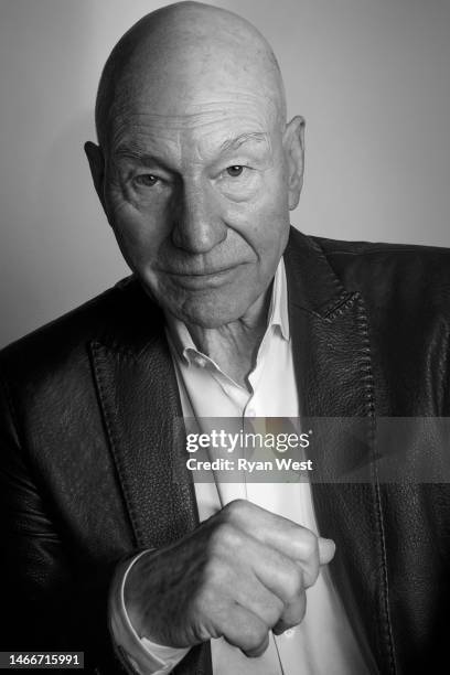 Patrick Stewart of Paramount+'s 'Star Trek: Picard' poses for a portrait during the 2023 Winter Television Critics Association Press Tour at The...