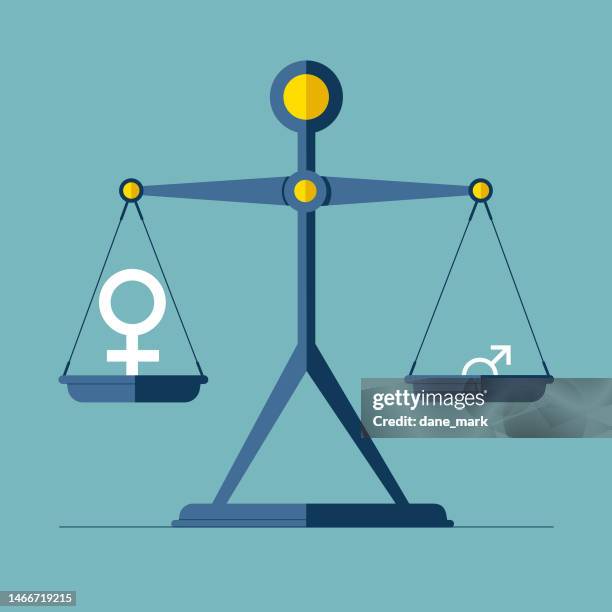 equality - different sizes stock illustrations