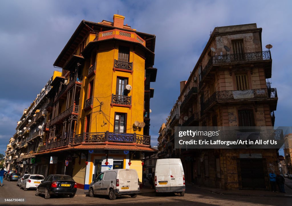 Old french colonial building, North Africa, Oran, Algeria...