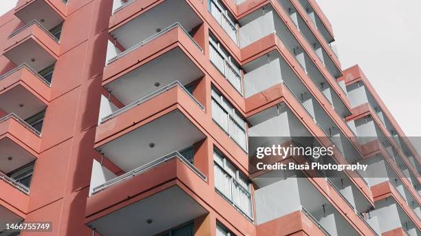 apartment building in tenerife - kanariefågel bildbanksfoton och bilder