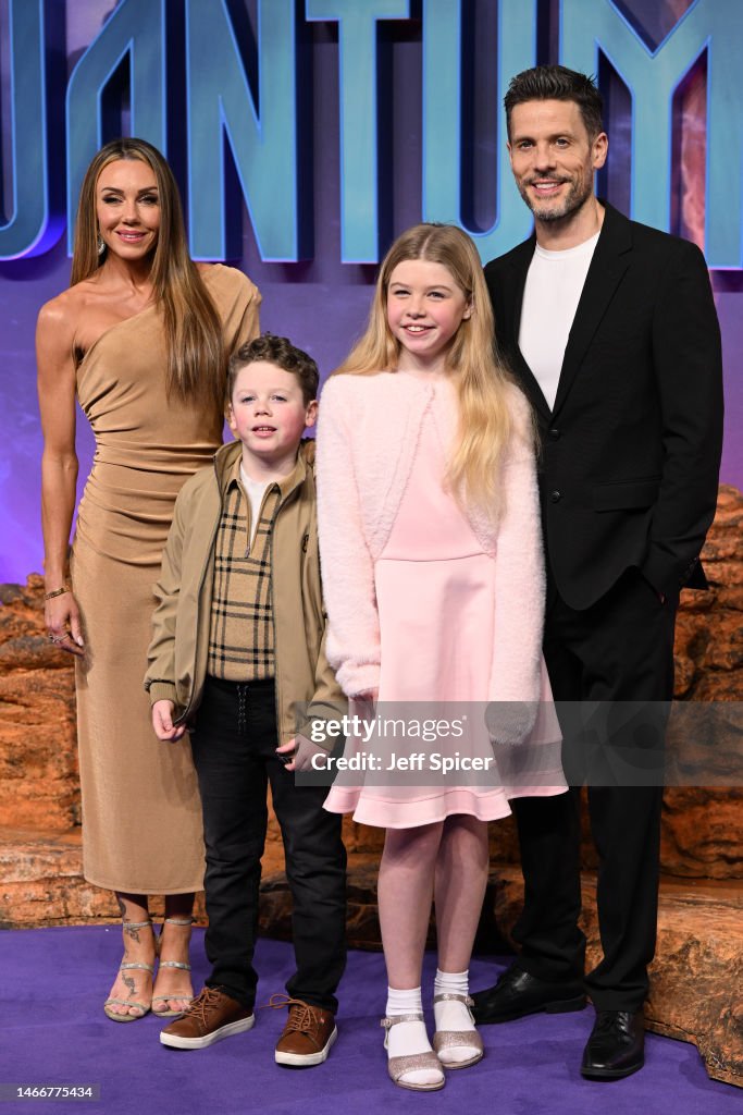 Michelle Heaton and family attend the "Ant-Man And The Wasp:... News