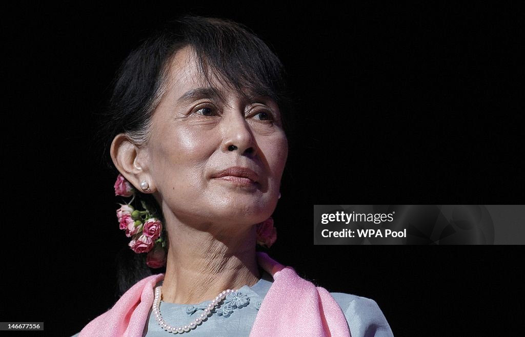 Aung San Suu Kyi Continues Her Visit To The UK