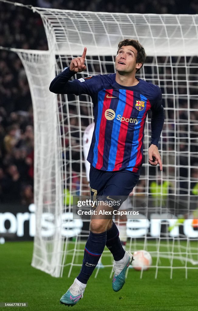 FC Barcelona v Manchester United: Knockout Round Play-Off Leg One - UEFA Europa League