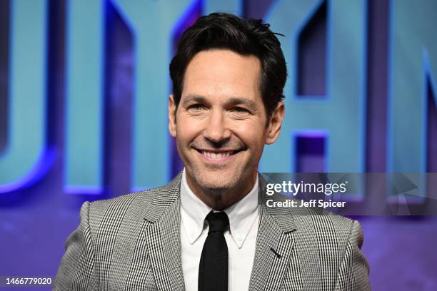 Paul Rudd attends the "Ant-Man And The Wasp: Quantumania" UK Gala Screening at BFI IMAX Waterloo on February 16, 2023 in London, England.