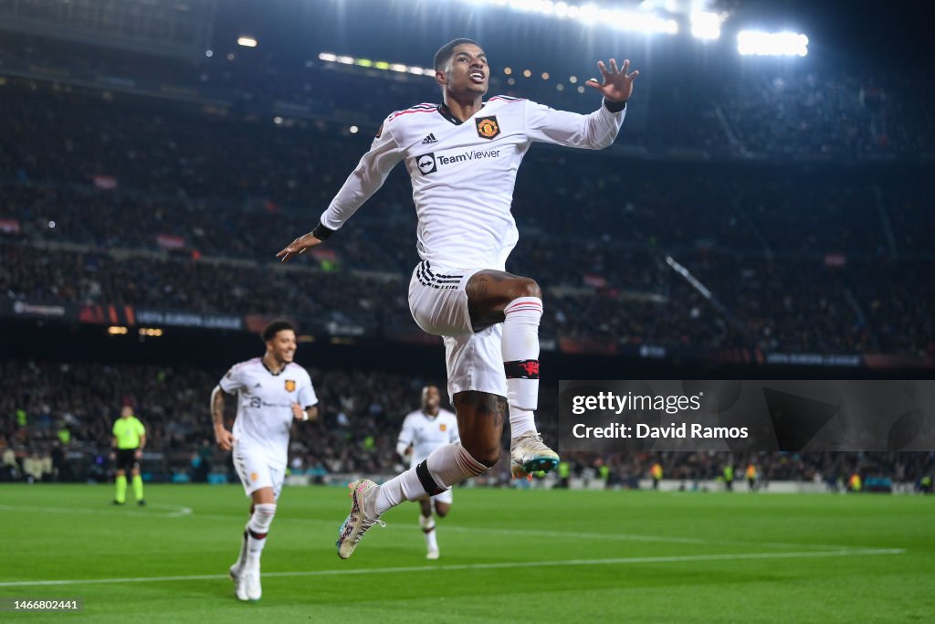 FC Barcelona v Manchester United: Knockout Round Play-Off Leg One - UEFA Europa League