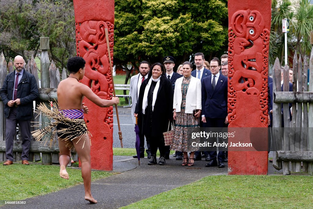 Crown Princess Victoria & Prince Daniel Of Sweden Visit New Zealand