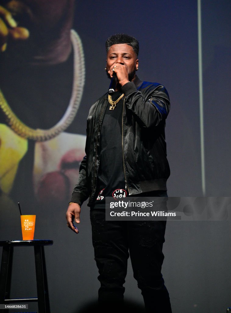 Shhh Rapper Comedian K-Dubb onstage at the Shhh Show at Buckhead Theatre on... News ...
