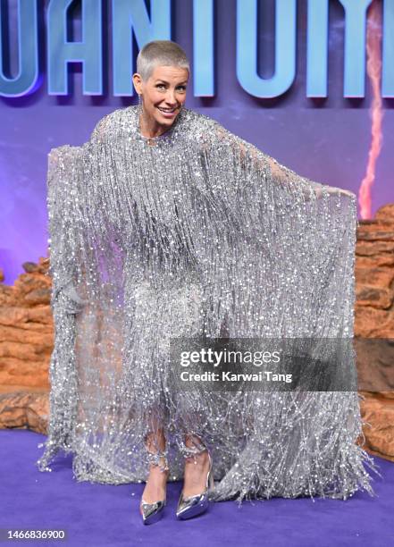 Evangeline Lilly attends the "Ant-Man And The Wasp: Quantumania" UK Gala Screening at BFI IMAX Waterloo on February 16, 2023 in London, England.