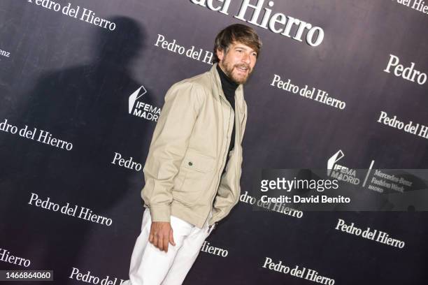 Felix Gomez attends the photocall prior to the Pedro del Hierro fashion show during the Mercedes Benz Fashion Week Madrid February 2023 edition at...