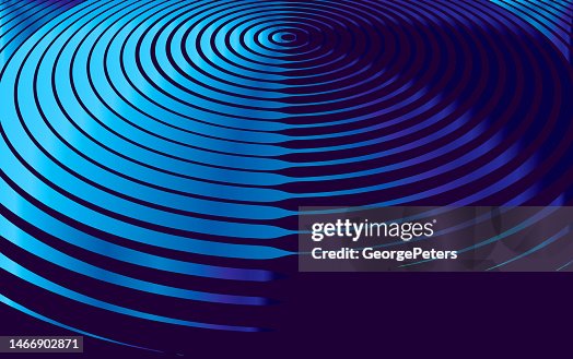 Blue Concentric circles abstract background Blue Concentric circles abstract background