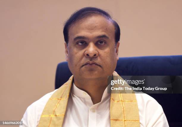 New Delhi, India Himanta Biswa Sarma, CM, Assam during 400th birth anniversary celebrations of Ahom general Lachit Barphukan in New Delhi on November...